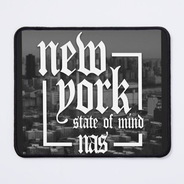 Item preview, NY State of Mind, Nas- Queensbridge, NY (B&W) designed and sold by eriaxl.