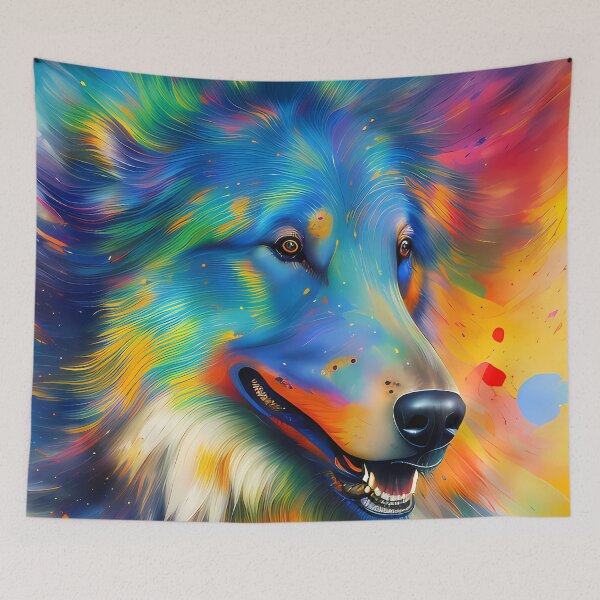 Item preview, Dog Oil Painting Splattered designed and sold by SableSyndciate.