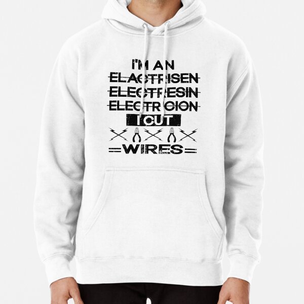 Funny electrician hoodies hot sale