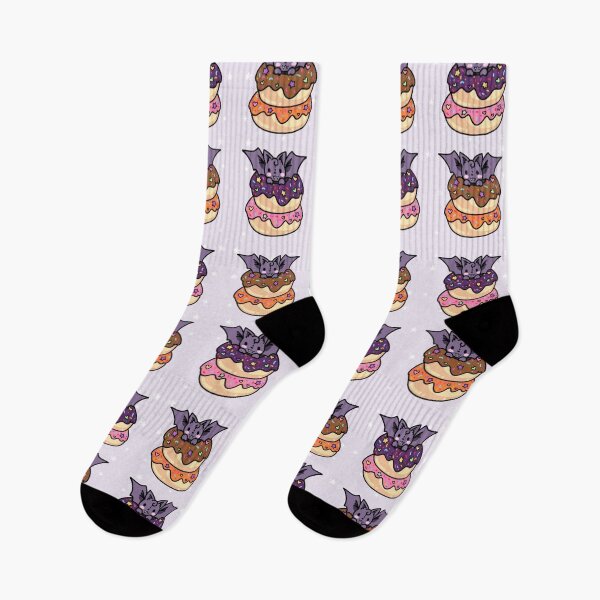 Item preview, Bats and Donuts Cafe Pattern designed and sold by candycornsketch.