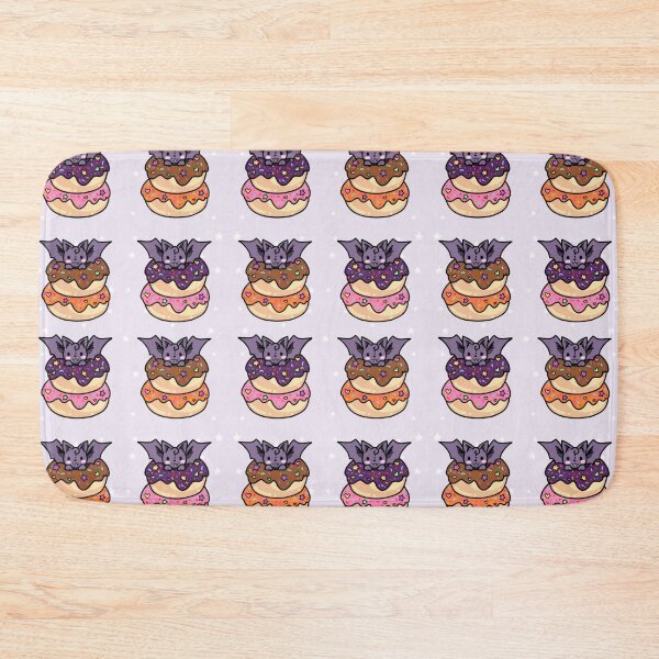 Item preview, Bats and Donuts Cafe Pattern designed and sold by candycornsketch.