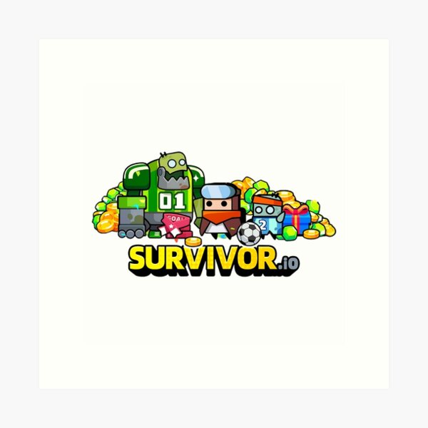 Survivor. io Game, zombie video game Sticker for Sale by Mycutedesings-1