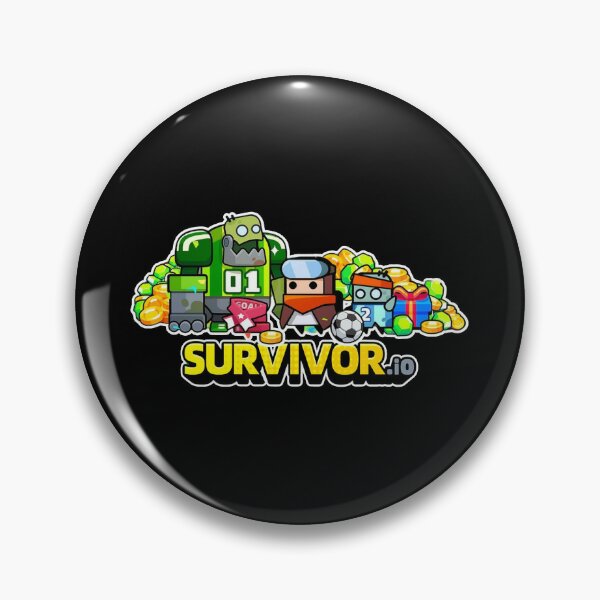 Survivor. io Game, zombie video game Pin for Sale by Mycutedesings-1