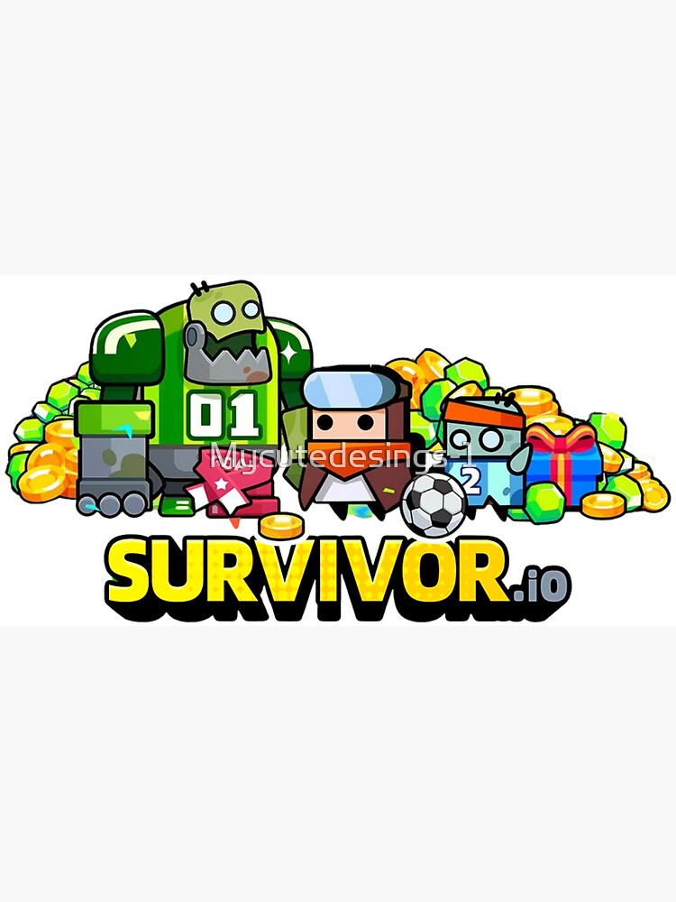 Survivor. io Game, zombie video game Pin for Sale by Mycutedesings-1