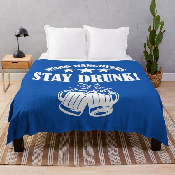 Item preview, Avoid Hangovers Stay Drunk, Funny Drinking Quote, Beer Lover Quote designed and sold by DesignHouse07.