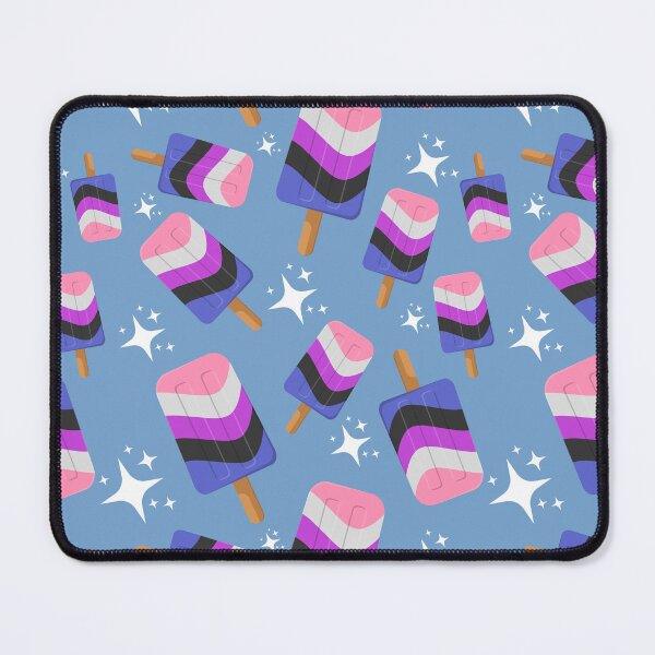 Item preview, Cute Gender Fluid Ice Pops designed and sold by LiveLoudGraphic.