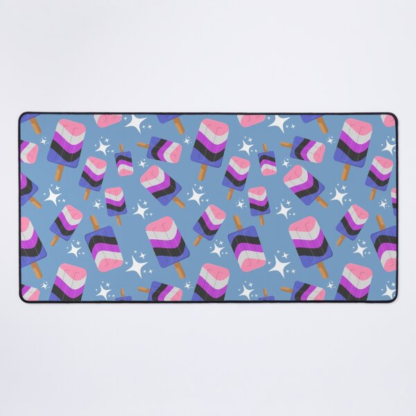 Item preview, Cute Gender Fluid Ice Pops designed and sold by LiveLoudGraphic.