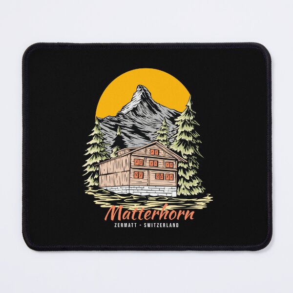 Item preview, The Matterhorn Mountain Switzerland Zermatt Sunset, Swiss Alps designed and sold by Quotesigner.