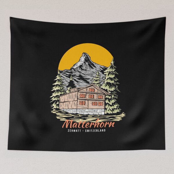 Item preview, The Matterhorn Mountain Switzerland Zermatt Sunset, Swiss Alps designed and sold by Quotesigner.