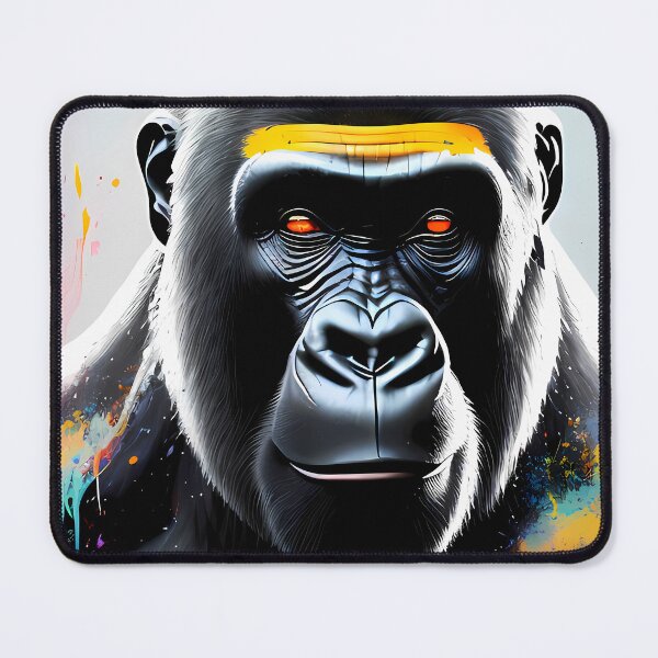 Item preview, Urban Graffiti Gorilla Oil Painting Splattered designed and sold by SableSyndciate.