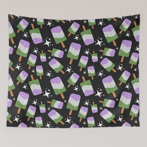 Item preview, Cute Genderqueer Ice Pops designed and sold by LiveLoudGraphic.
