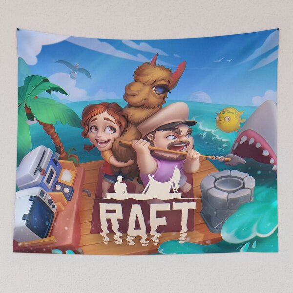 Item preview, Raft - Indie Game Wallpaper designed and sold by CheckeredShoes6.