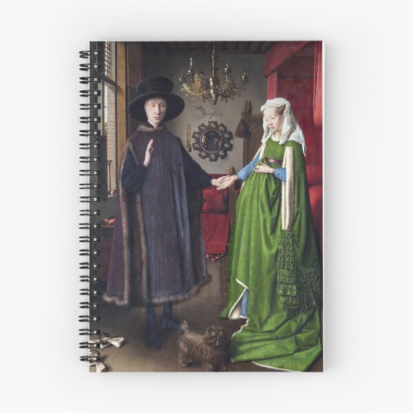 Item preview, The Arnolfini Portrait By Jan van Eyck: Painting Artwork Enhanced For Brighter Colors designed and sold by MonochromaKey.