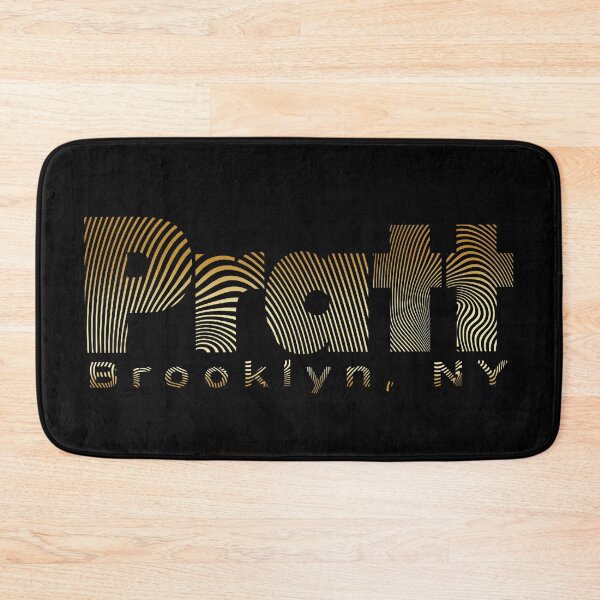 Item preview, Pratt Institute logo, Brooklyn NY (gold on black)) designed and sold by saaad-pap.