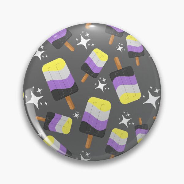 Item preview, Cute Non-Binary Ice Pops designed and sold by LiveLoudGraphic.