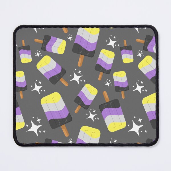 Item preview, Cute Non-Binary Ice Pops designed and sold by LiveLoudGraphic.