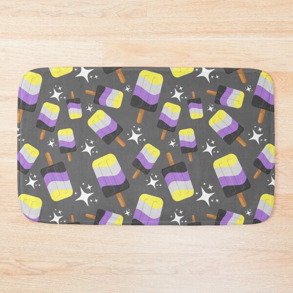 Item preview, Cute Non-Binary Ice Pops designed and sold by LiveLoudGraphic.
