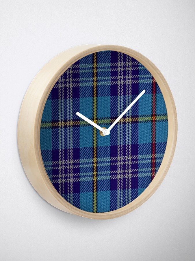 Alternate view of 00570 Citadel Military Academy Tartan Clock