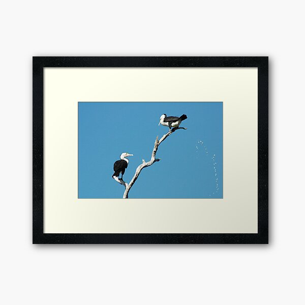 Oh Poo! Framed Art Print