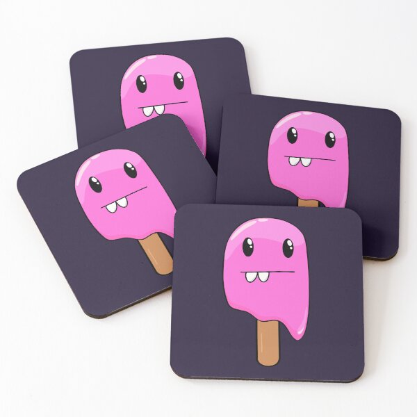 Item preview, Derpy Cute Pink Kawaii Popsicle Psychedelic  designed and sold by Skull Fern.