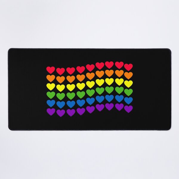 Item preview, LGBTQ Rainbow Heart Flag designed and sold by bennetthuskers.