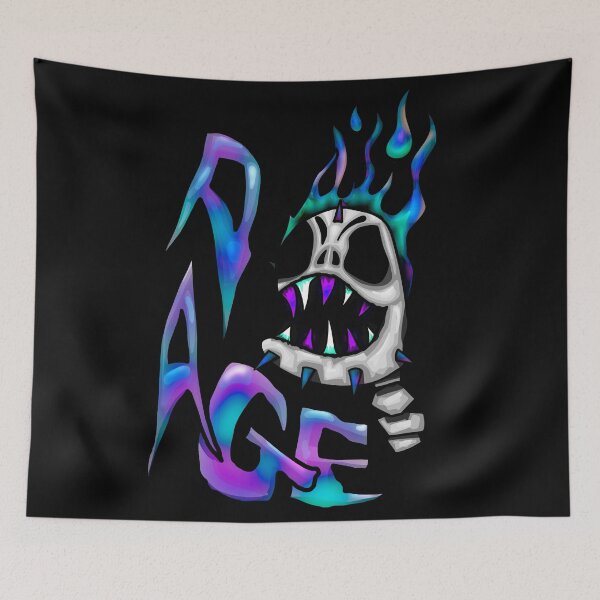 Item preview, Flaming Skull - Punk Skull designed and sold by mikeymadness.