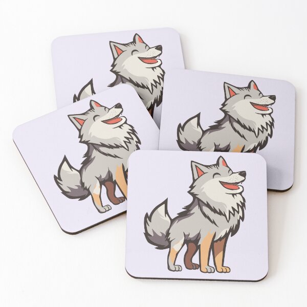 Item preview, Very happy wolf designed and sold by Drawfish.