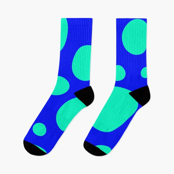 Aperçu de l'œuvre Pois bleus et turquoise créée et vendue par OptoFortuna.