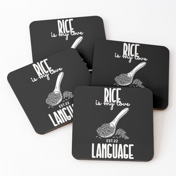 Item preview, RICE IS MY LOVE LANGUAGE designed and sold by GAADesignz.