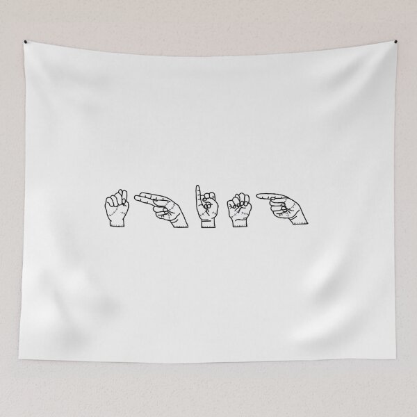 Item preview, 'Thing' - in ASL - Wednesday - Outline designed and sold by gaslight-n.