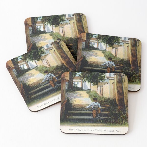 Item preview, 1905 Boy in Stone Alley, Nantucket, Massachusetts designed and sold by historicimage.