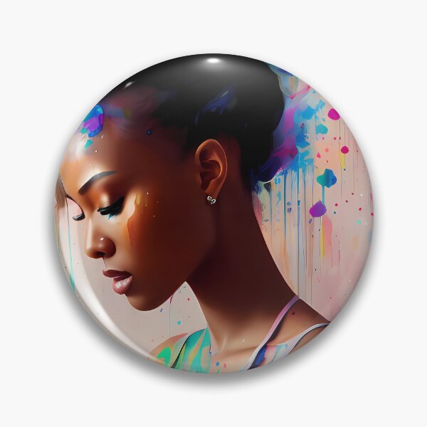 Item preview, Urban Woman Graffiti Oil Painting Splattered designed and sold by SableSyndciate.