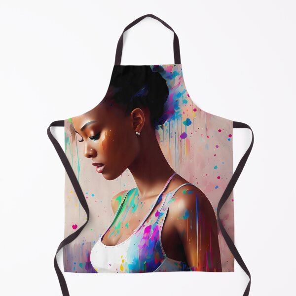 Item preview, Urban Woman Graffiti Oil Painting Splattered designed and sold by SableSyndciate.
