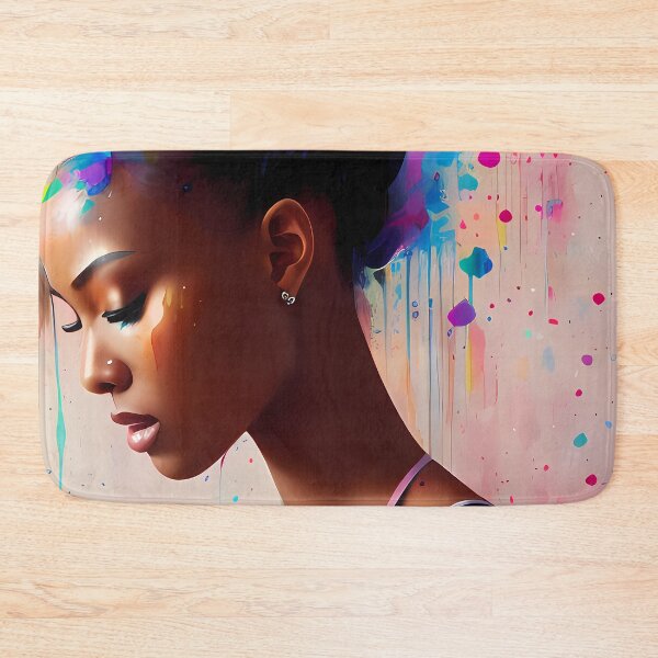 Item preview, Urban Woman Graffiti Oil Painting Splattered designed and sold by SableSyndciate.