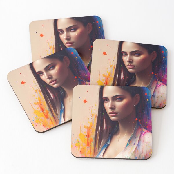 Item preview, Copy of Urban Woman Graffiti Oil Painting Splattered designed and sold by SableSyndciate.
