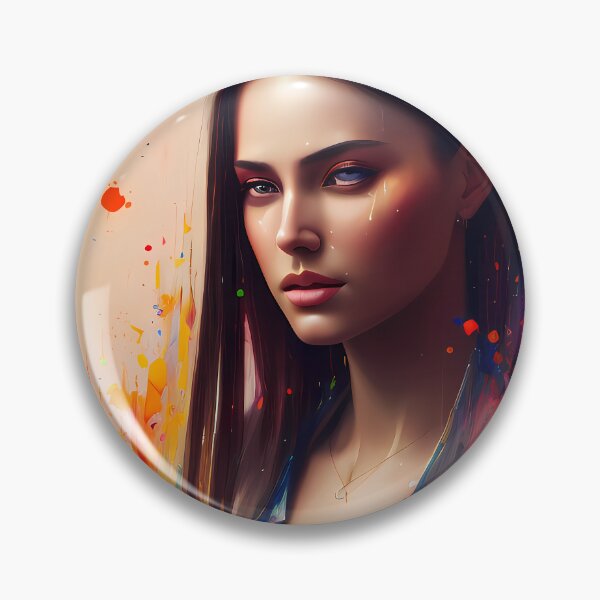 Item preview, Copy of Urban Woman Graffiti Oil Painting Splattered designed and sold by SableSyndciate.