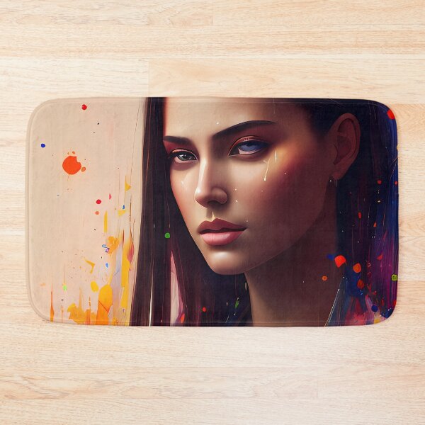 Item preview, Copy of Urban Woman Graffiti Oil Painting Splattered designed and sold by SableSyndciate.