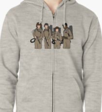stranger things ghostbusters Zipped Hoodie