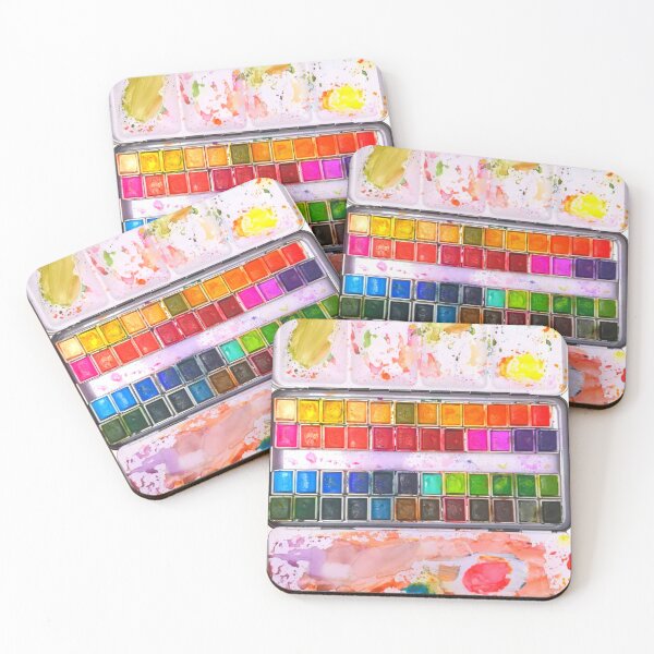 Item preview, Messy Watercolor Palette designed and sold by MandyRosko.