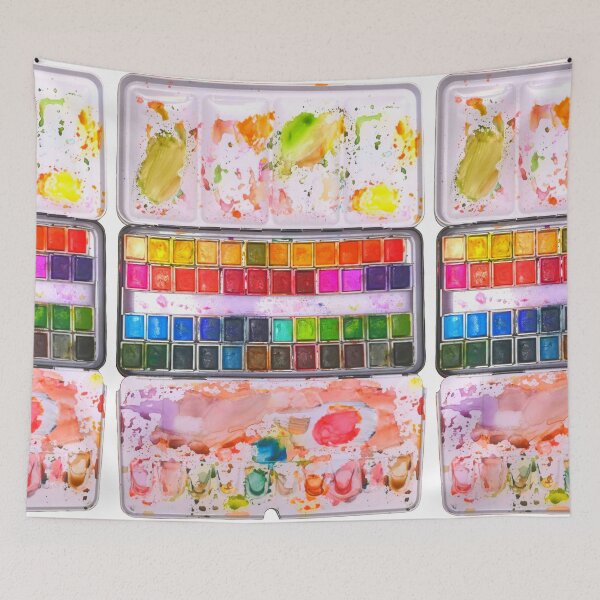 Item preview, Paleta de acuarela desordenada designed and sold by MandyRosko.