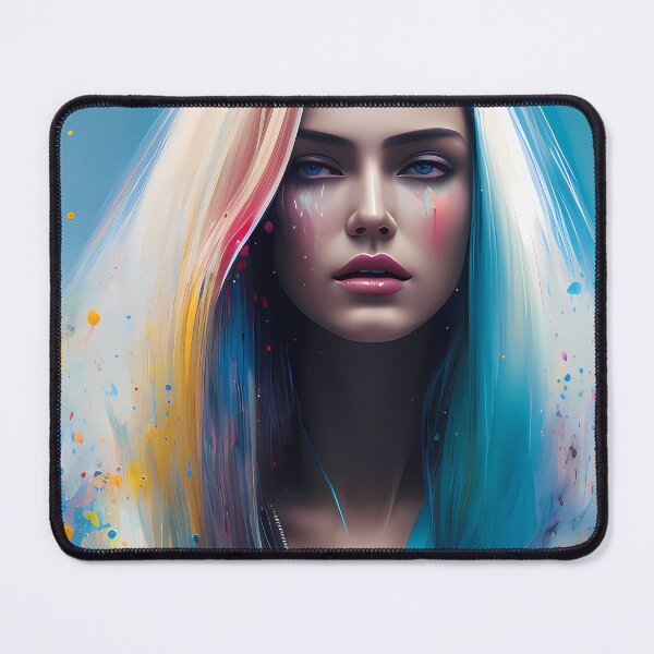 Item preview, Urban Woman Graffiti Oil Painting Splattered designed and sold by SableSyndciate.