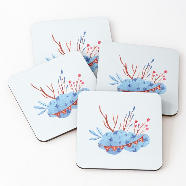 Item preview, Cosy winter watercolor illustration designed and sold by pinkyfish1010.