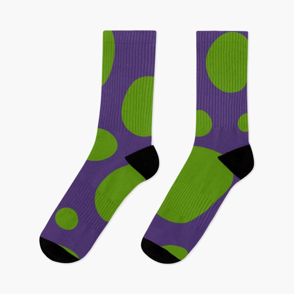 Item preview, Dark purple and green polka dots  designed and sold by OptoFortuna.