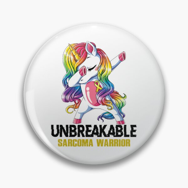 Item preview, Sarcoma Awareness - Unicorn Sarcoma Warrior Ribbon UNBREAKABLE designed and sold by Fernandezf.