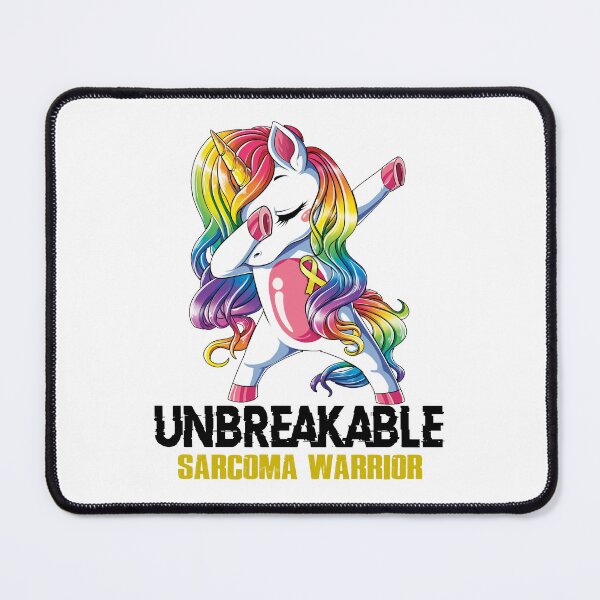 Item preview, Sarcoma Awareness - Unicorn Sarcoma Warrior Ribbon UNBREAKABLE designed and sold by Fernandezf.