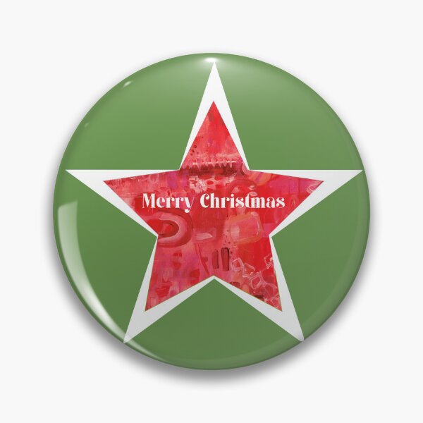 Item preview, Christmas Red Abstract Stars with marks designed and sold by Deb Webb.