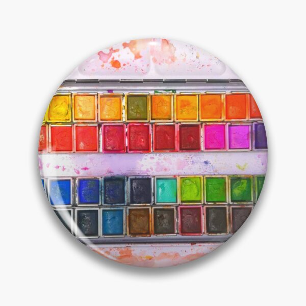 Artikelvorschau, Unordentliche Aquarellpalette entworfen und verkauft von MandyRosko.