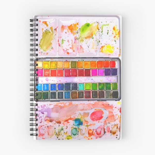 Artikelvorschau, Unordentliche Aquarellpalette entworfen und verkauft von MandyRosko.