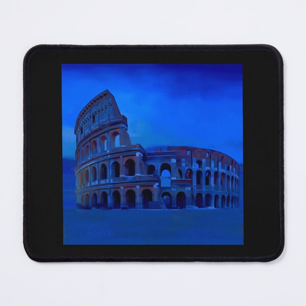 Item preview, The colosseum in Rome at night, painting designed and sold by QuirkyArtz.