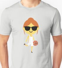Basketball Girl Emoji Unisex T-Shirt